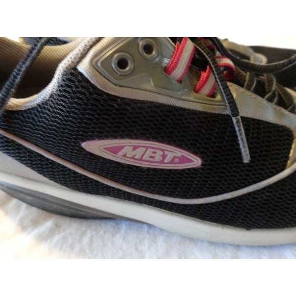 MBT Fora Trainers Walking Toning Athletic Shoes 400212-03 Black Silver US 9 / 40 - Picture 2 of 7